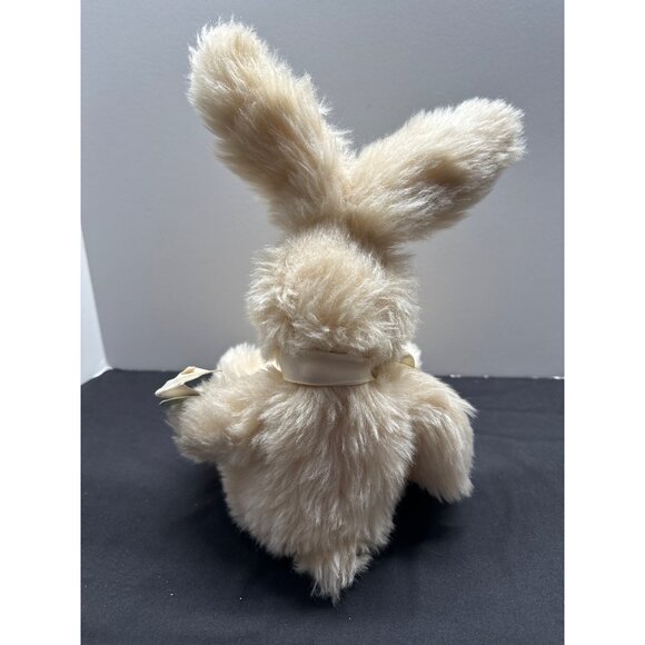 Vintage Russ "Magnolia" Plush Cream Bunny Rabbit With Bow - Picture 3 of 10
